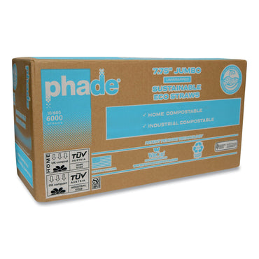 phade™ Marine Biodegradable Straws, 7.75", Ocean Blue, 6,000/Carton (CAR511204)