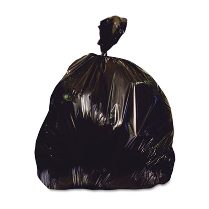 Heritage™ X-Liner™ Trash Bag 45 gal. Black Reprocessed Resin 2 mil 40 X 46 Inch Star Seal Bottom Flat Pack (285719_CS)