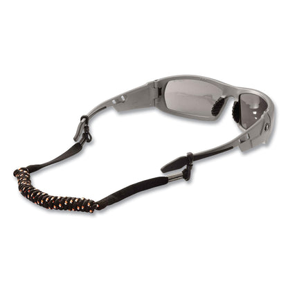 ergodyne-r-skullerz-3280-elastic-coil-eyewear-lanyard-pvc-o-ring-slip-fastener-10-long-black-ego19280_3