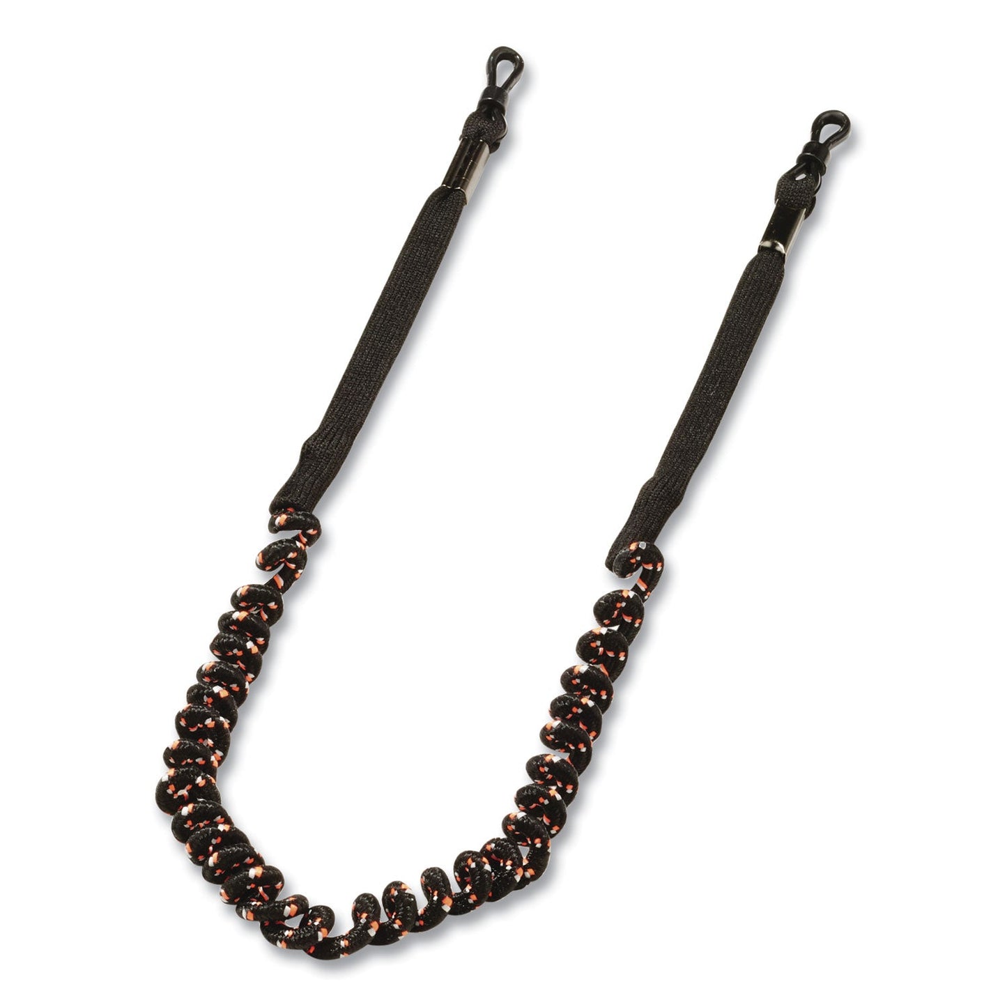 ergodyne-r-skullerz-3280-elastic-coil-eyewear-lanyard-pvc-o-ring-slip-fastener-10-long-black-ego19280_1