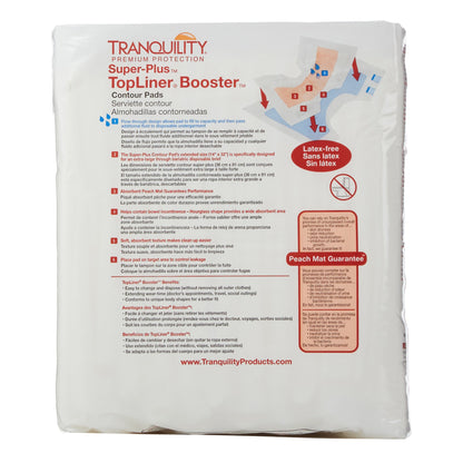 Tranquility® Top Liner® Contour Booster Pad 14 X 32 Inch Heavy Absorbency Super Absorbent Core One Size Fits Most (722310_CS)