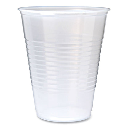 Fabri-Kal RK Ribbed Cold Drink Cups, 9 oz, Clear, 100/Sleeve, 25 Sleeves/Carton (RK9)