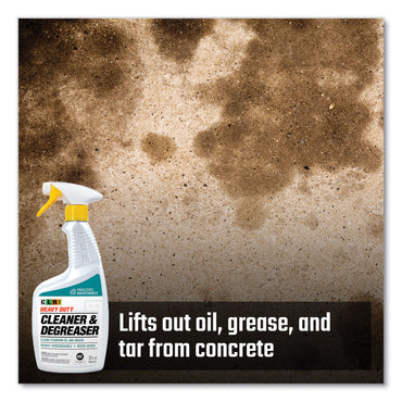 Heavy Duty Cleaner and Degreaser, 32 oz Spray Bottle, 6/Carton