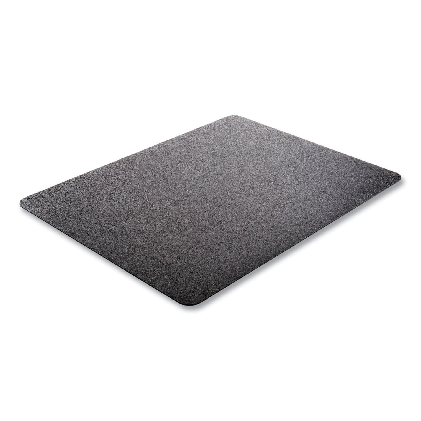 deflecto EconoMat Carpet Chair Mat, Rectangular, 45 x 53, Black (DEFCM11242BCOM)