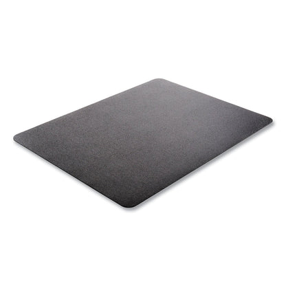 deflecto EconoMat Carpet Chair Mat, Rectangular, 45 x 53, Black (DEFCM11242BCOM)