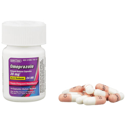 Geri-Care® Antacid 20.6 mg Strength Delayed-Release Capsule 42 per Box (705864_CS)