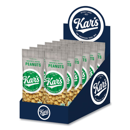 Kar's Peanuts, Salted, 2.5 oz Packet, 12/Box (KARSN08237)
