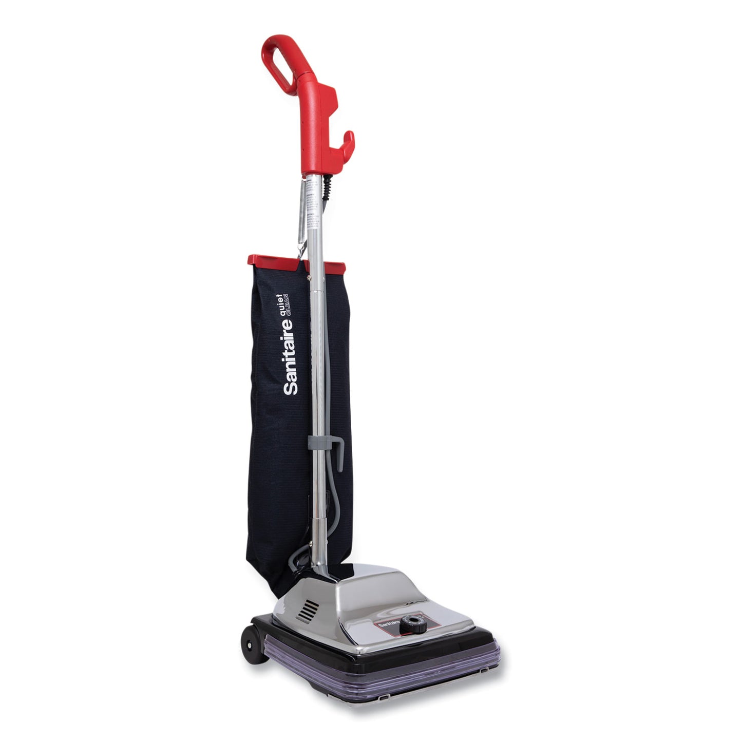 Sanitaire® TRADITION QuietClean Upright Vacuum SC889A, 12" Cleaning Path, Gray/Red/Black (EURSC889D)