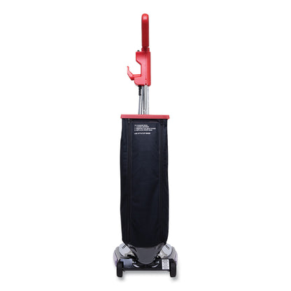 Sanitaire® TRADITION QuietClean Upright Vacuum SC889A, 12" Cleaning Path, Gray/Red/Black (EURSC889D)