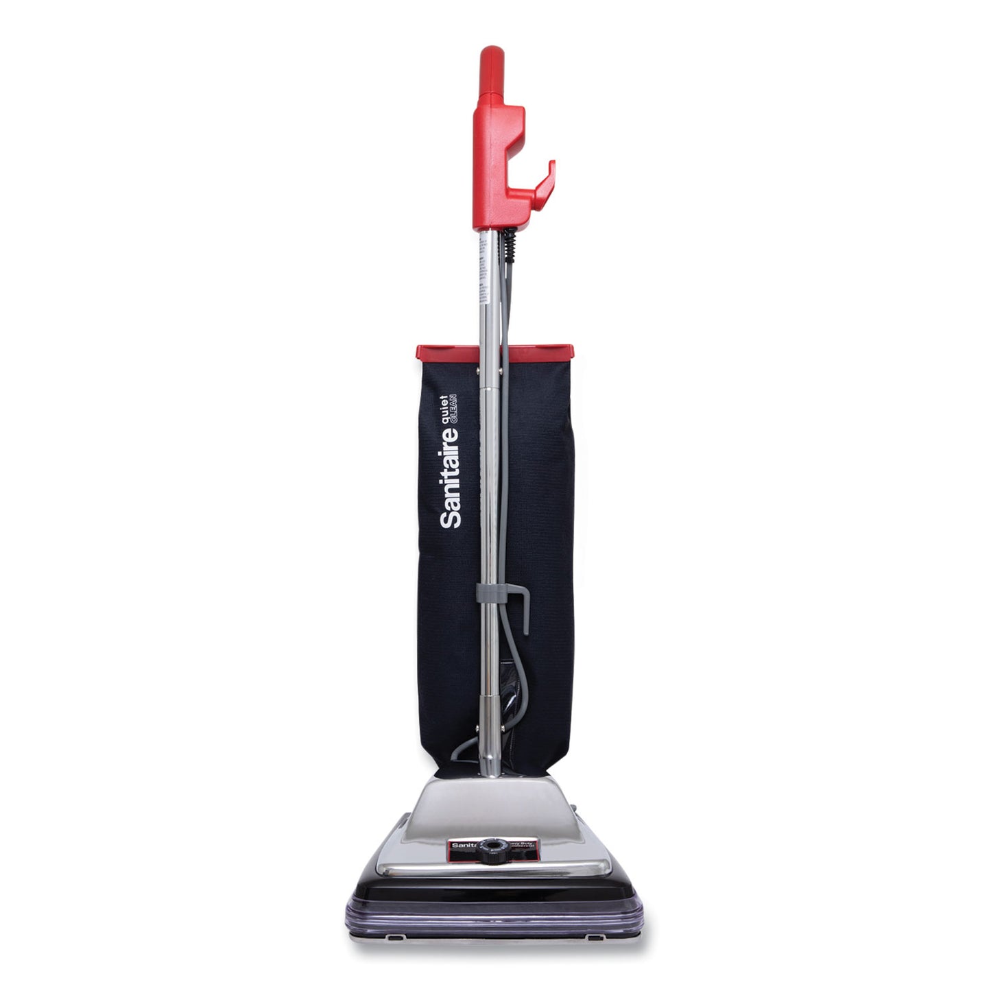 Sanitaire® TRADITION QuietClean Upright Vacuum SC889A, 12" Cleaning Path, Gray/Red/Black (EURSC889D)