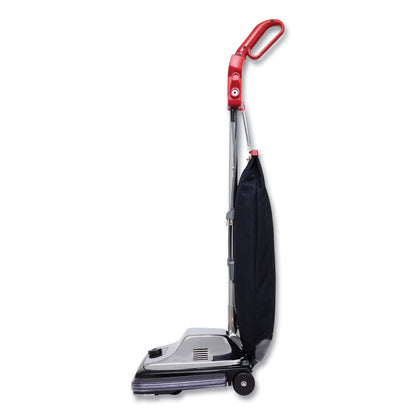 Sanitaire® TRADITION QuietClean Upright Vacuum SC889A, 12" Cleaning Path, Gray/Red/Black (EURSC889D)