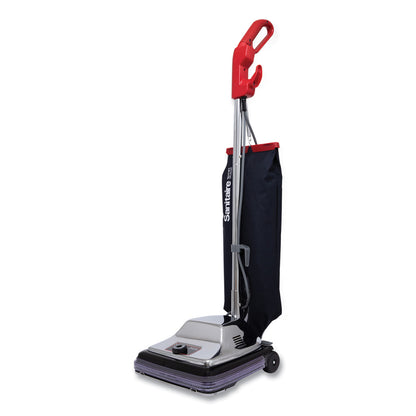 Sanitaire® TRADITION QuietClean Upright Vacuum SC889A, 12" Cleaning Path, Gray/Red/Black (EURSC889D)