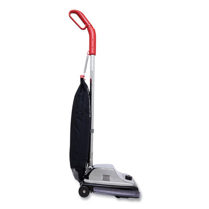 Sanitaire® TRADITION QuietClean Upright Vacuum SC889A, 12" Cleaning Path, Gray/Red/Black (EURSC889D)