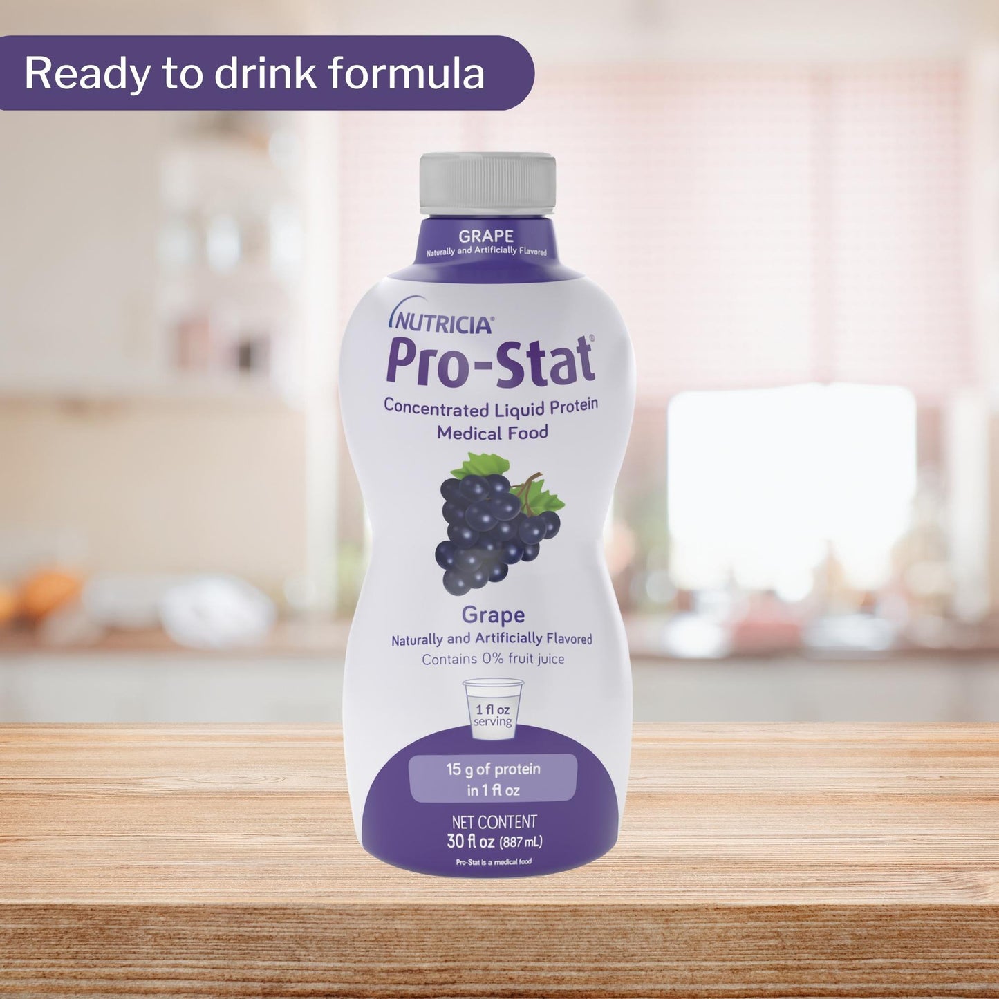 Pro-Stat® Oral Supplement Grape Flavor Liquid 30 oz. Bottle (728063_CS)