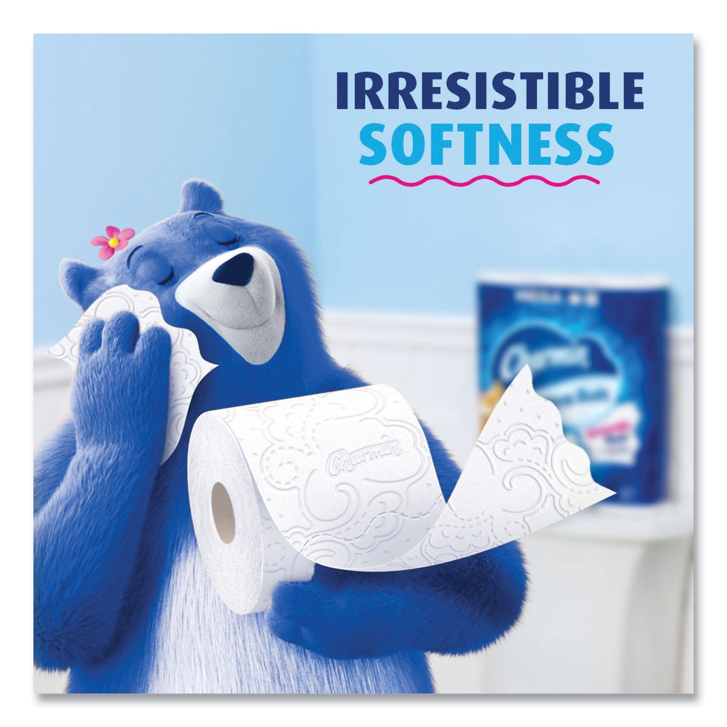 Charmin® Ultra Soft Bathroom Tissue, Mega Roll, Septic Safe, 2-Ply, White, 208 Sheets/Roll, 4 Rolls/Pack, 8 Packs/Carton (PGC19261CT)