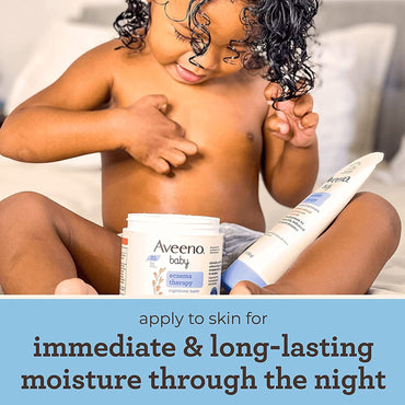 Aveeno® Baby Eczema Therapy Nighttime Balm Eczema Cream 11 oz. Jar Unscented Ointment (1228855_EA)