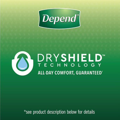 Depend® Fresh Protection Male Adult Absorbent Underwear Waistband Style Small / Medium Disposable Heavy Absorbency (984194_CS)