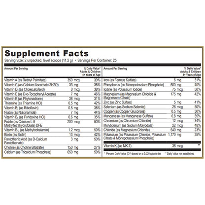 NanoVM® tf Pediatric Tube Feeding Formula Unflavored 275 Gram Jar Powder Vitamins / Minerals Food Allergies (971477_EA)