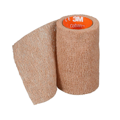 3M™ Coban™ NL Cohesive Bandage 3 Inch X 2 Yard Self-Adherent Closure Tan NonSterile Standard Compression (1190017_BG)