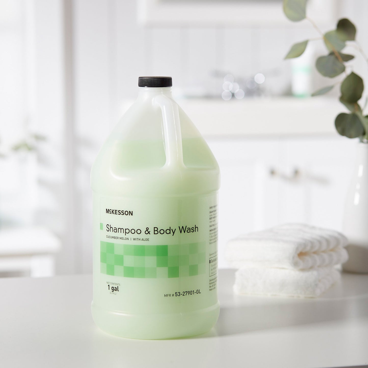 McKesson Shampoo and Body Wash 1 gal. Jug Cucumber Melon Scent (877021_CS)
