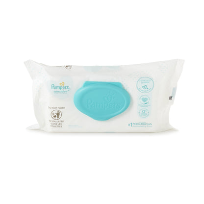 Pampers® Sensitive Baby Wipe Soft Pack Unscented 56 Count (1162631_CS)