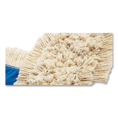 Rubbermaid® Commercial Kut-A-Way Dust Mop Head, Cotton, 24", White, 12/Carton (RCPFGK15300WH00)
