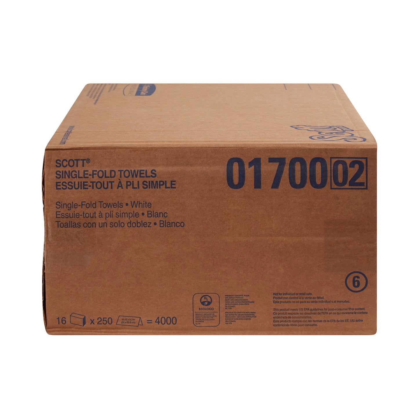 Scott® Paper Towel Single-Fold 9-3/10 X 10-1/2 Inch (173929_CS)
