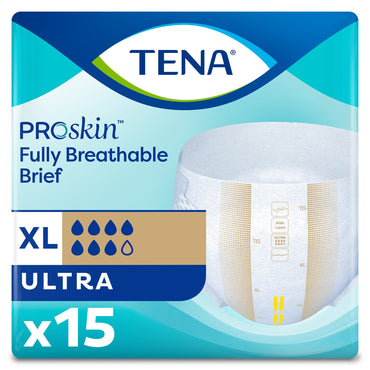 TENA ProSkin™ Ultra Unisex Adult Incontinence Brief X-Large Disposable Heavy Absorbency (628610_BG)