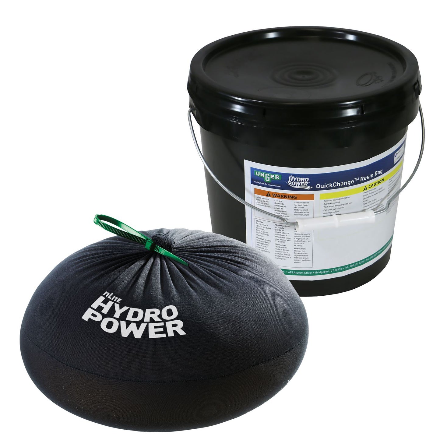 Unger® HydroPower Resin Bag with Reusable Pail (UNGHPB06)