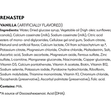 Renastep™ Pediatric Oral Supplement Vanilla Flavor 6.7 oz. Bottle Liquid Protein Kidney Disease (1193806_BT)