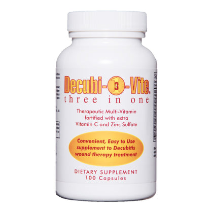 Decubivite® Three In One Multivitamin Supplement Vitamin / Minerals 500 mg Strength Capsule 100 per Bottle (772098_BT)