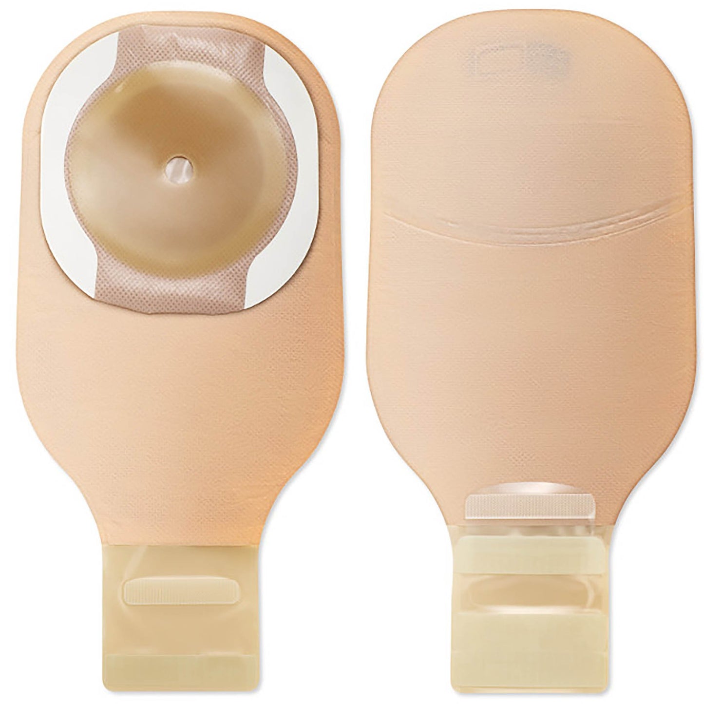 CeraPlus™ Ostomy Pouch One-Piece System 12 Inch Length Flat, Trim to Fit Up to 2-1/2 Inch Stoma Drainable (1230118_BX)