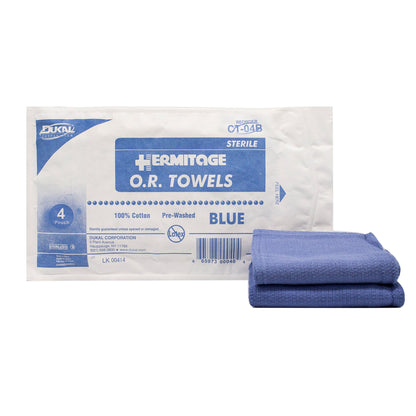 Dukal™ O.R. Towel 17 W X 26 L Inch Blue Sterile (153510_CS)