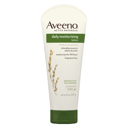 Aveeno® Active Naturals® Hand and Body Moisturizer 8 oz. Tube Unscented Cream (864895_EA)