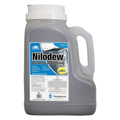 Hospeco® Nilodew® Dumpster Deodorizing Granules w/ Citronella, 8 lb. (HOS8ND)