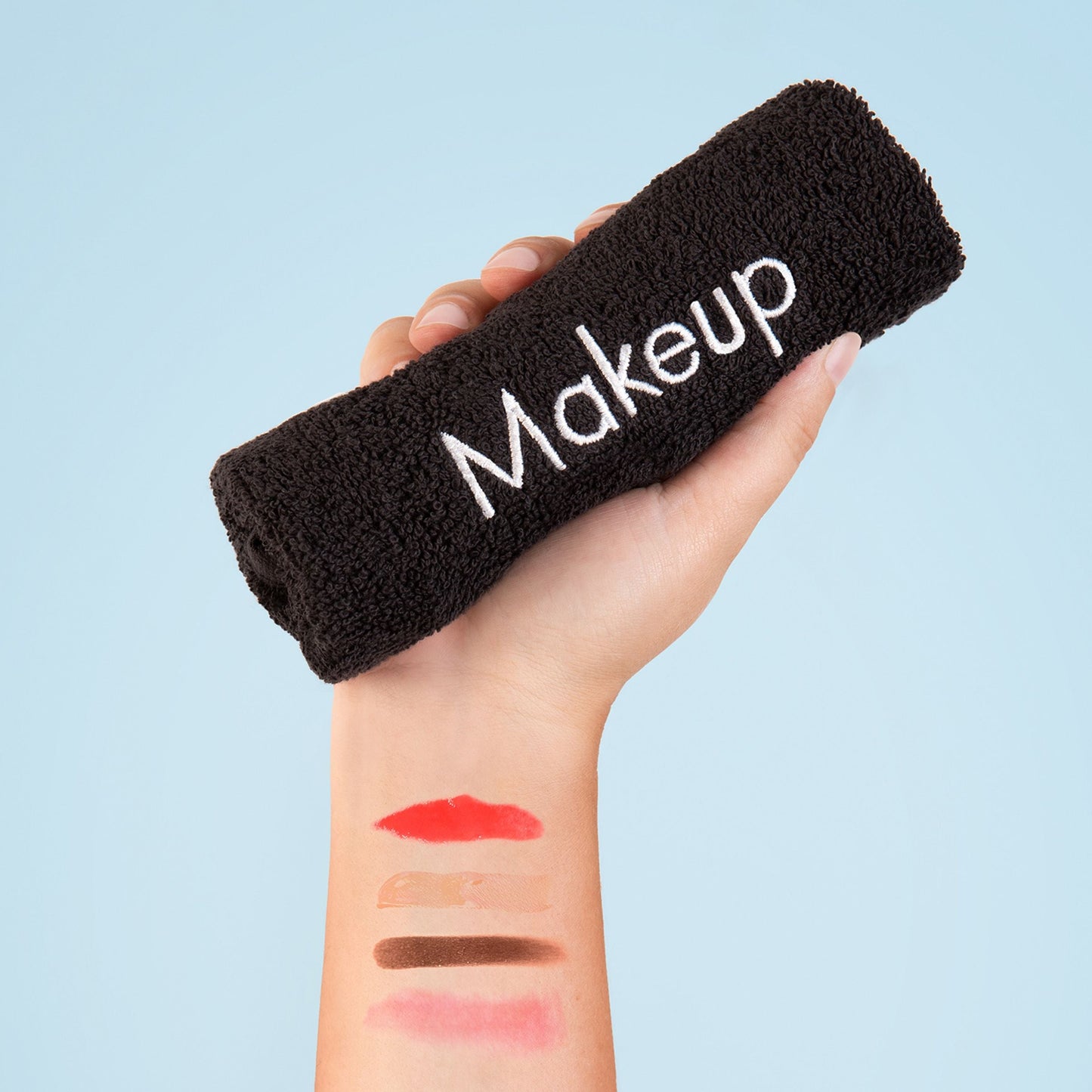 Hospeco® Cotton Makeup Washcloth 13x13 Black, 144/Case (HOSMAKEUP-13X13-CS)