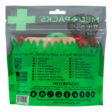 My Medic™ MED PACKS Hiker Medic First Aid Kit Plastic Pouch (1207734_EA)