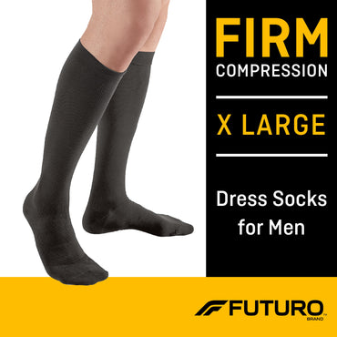 3M™ Futuro™ Compression Socks Knee High X-Large Black Closed Toe (1084271_PR)
