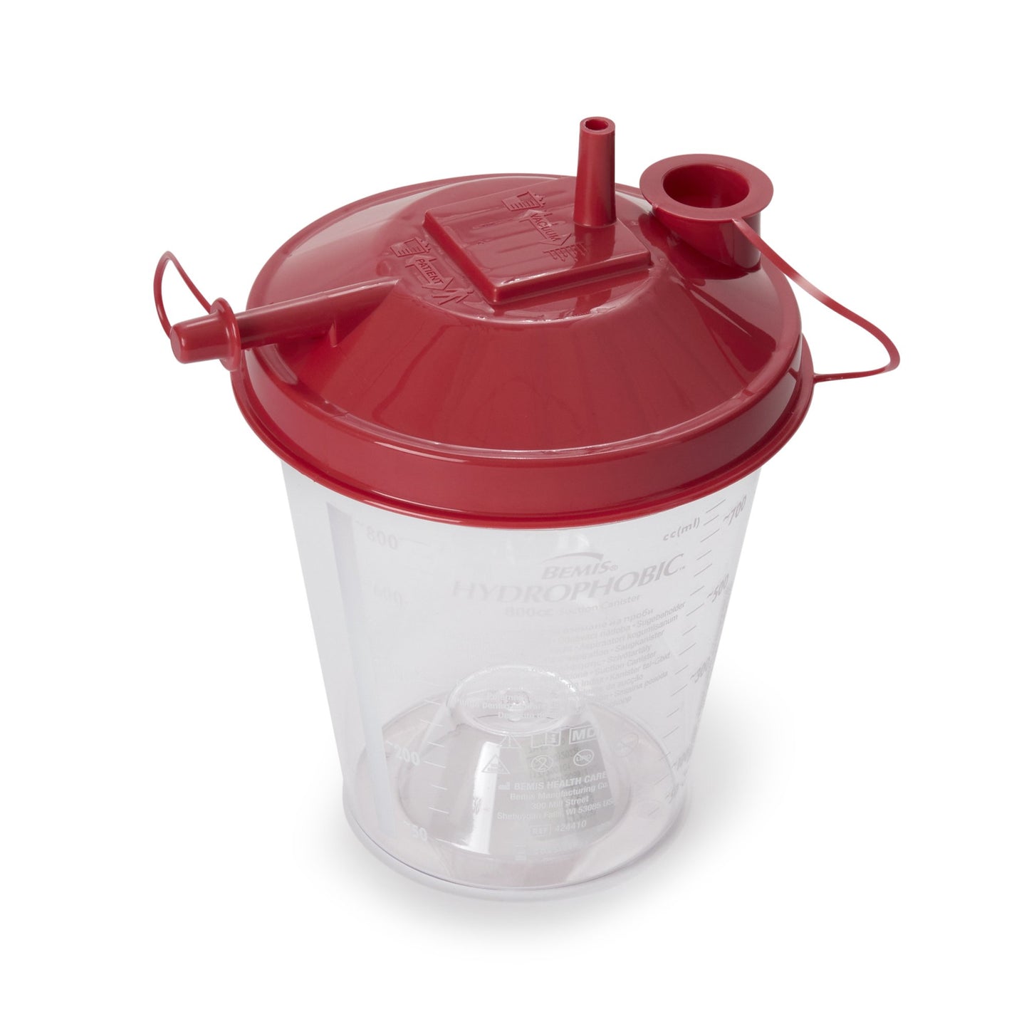 Hi-Flow™ Rigid Suction Canister 800 mL Pour Lid (762694_PK)