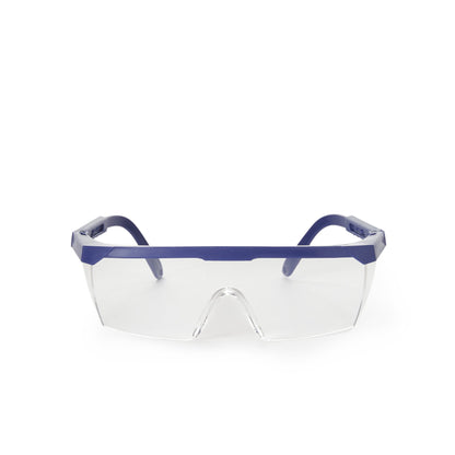 McKesson Eye Shield Side Shield Clear Tint Blue / Clear Frame Over Ear One Size Fits Most (1052254_BX)