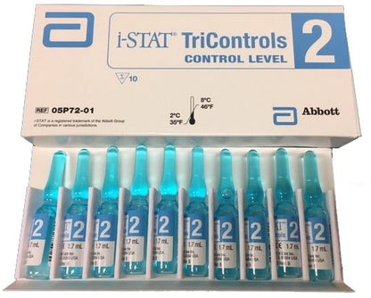i-STAT® Tricontrols Control Sodium / Potassium Level 2 1.7 mL (810465_EA)