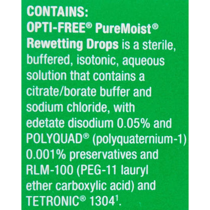 Opti-Free® Pure Moist® Contact Lens Solution 0.4 oz. Solution (798866_EA)