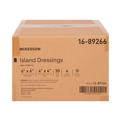 McKesson Island Dressing 6 X 6 Inch Square NonSterile (883055_EA)