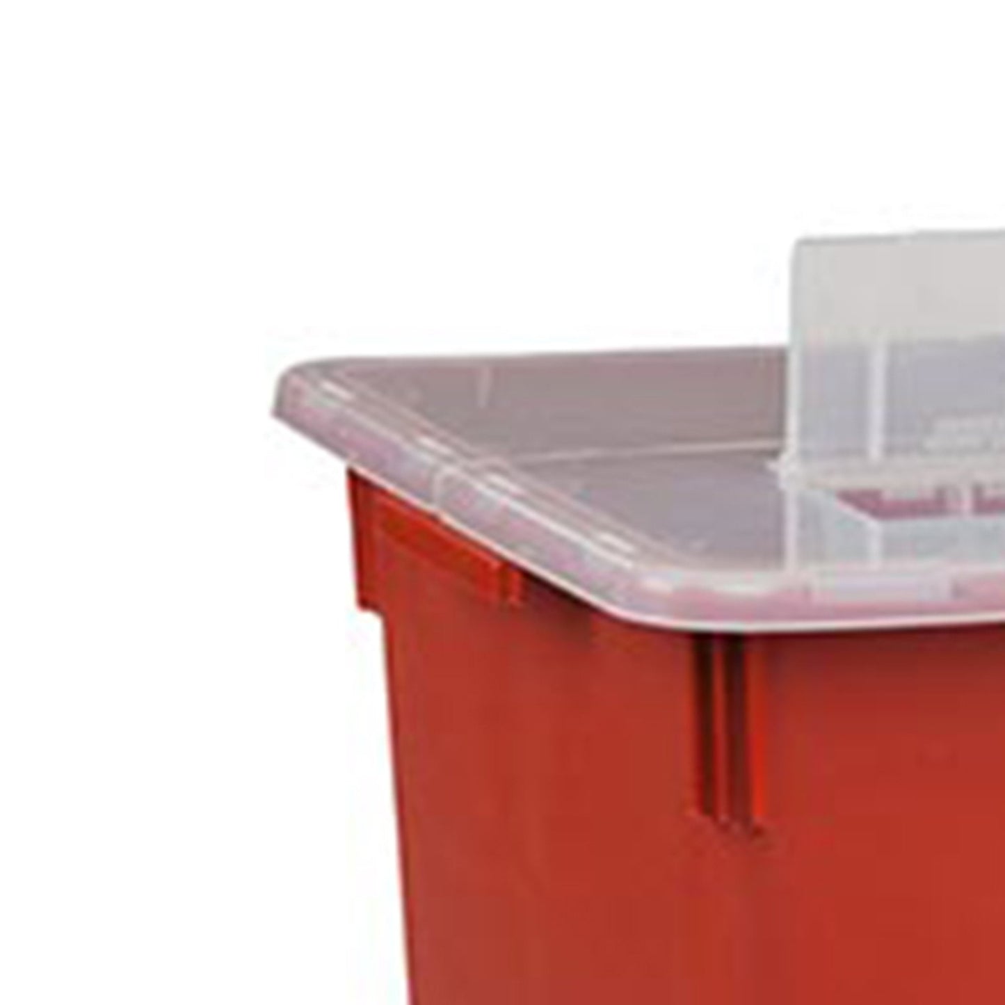 Sharps-A-Gator™ Sharps Container Red Base 15-1/2 H X 21-1/2 W X 12 D Inch Horizontal Entry 10 Gallon (222861_EA)