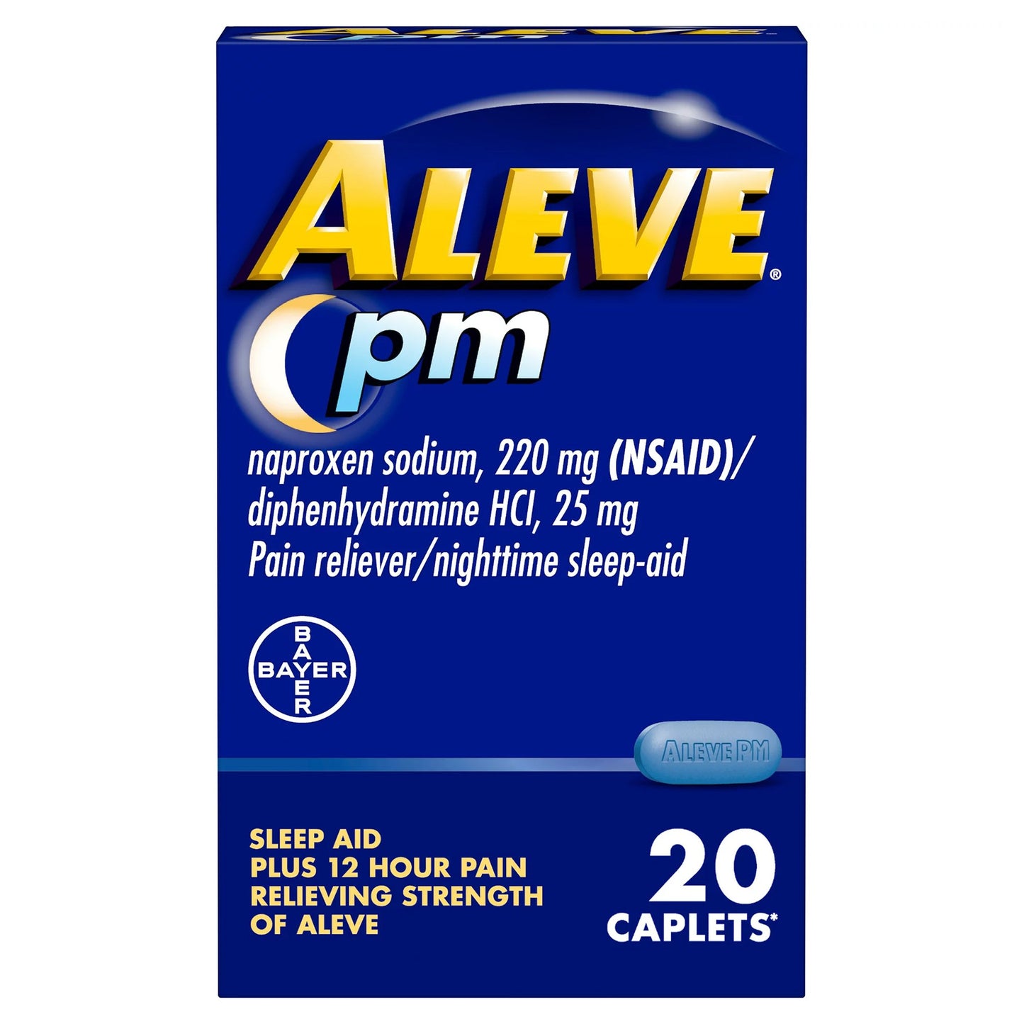 Aleve® PM Night Time Pain Relief 220 mg Strength Naproxen Sodium Capsule (1229954_BT)