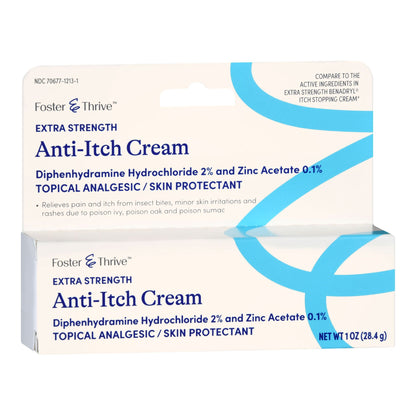 Foster & Thrive™ Itch Relief 2% - 0.1% Strength Cream 1 oz. Tube (1244993_EA)