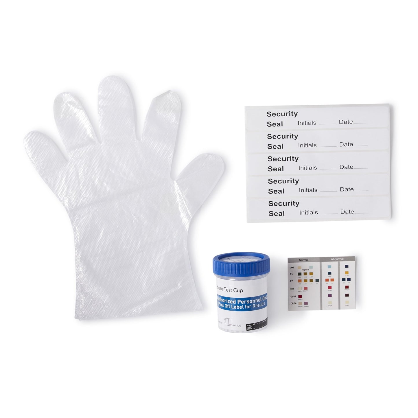 McKesson Drugs of Abuse Test Kit AMP, BAR, BZO, COC, mAMP/MET, MDMA, MOP300, MTD, OXY, PCP, TCA, THC (OX, pH, SG) 25 Tests CLIA Waived (1101520_CS)