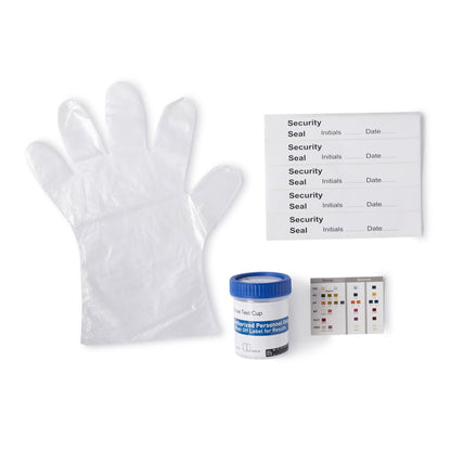 McKesson Drugs of Abuse Test Kit AMP, BAR, BZO, COC, mAMP/MET, MDMA, MOP300, MTD, OXY, PCP, TCA, THC (OX, pH, SG) 25 Tests CLIA Waived (1101520_CS)