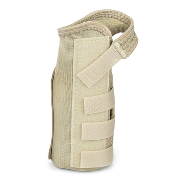 McKesson Wrist Brace Low Profile / Contoured / Wraparound Aluminum / Cotton / Elastic Left Hand Beige Small (1159154_EA)