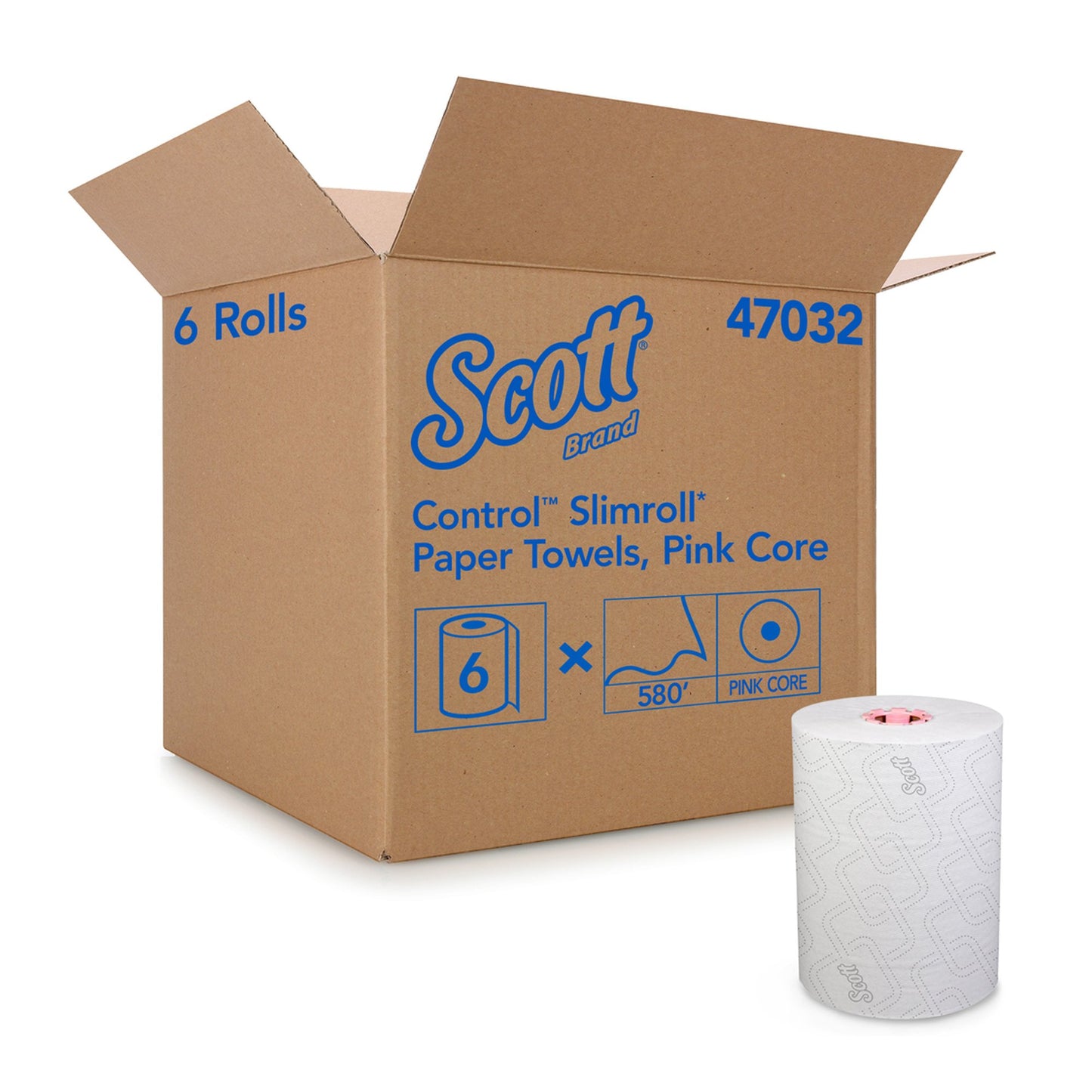 Scott® MOD Slimroll® Paper Towel Hardwound Roll 8 Inch X 580 Foot (1057756_CS)
